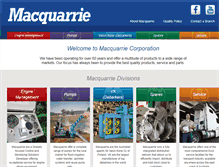 Tablet Screenshot of macquarrie.com.au